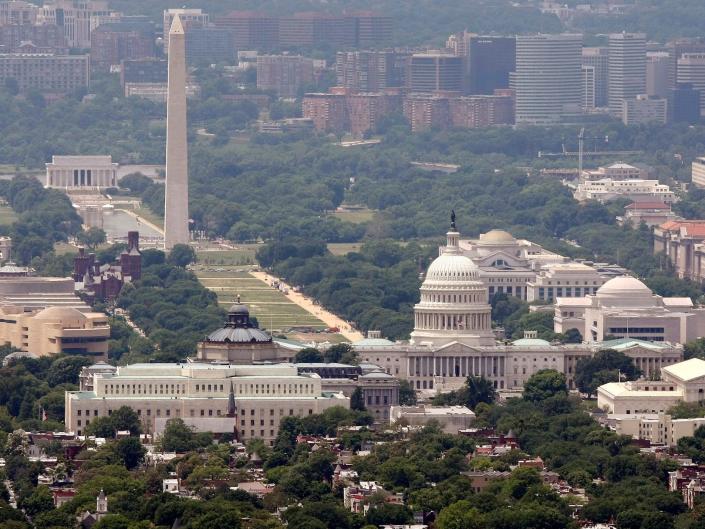 the Washington DC skyline