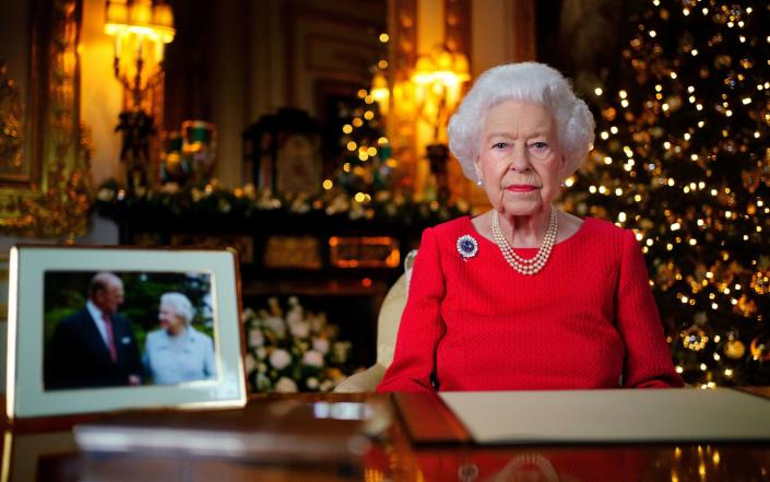 Queen Elizabeth II paid tribute to the Duke of Edinburgh in her last Christmas message - Victoria Jones/PA