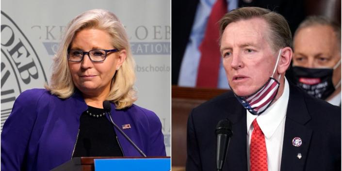 Rep.  Liz Cheney of Wyoming and Rep.  Paul Gosar of Arizona.