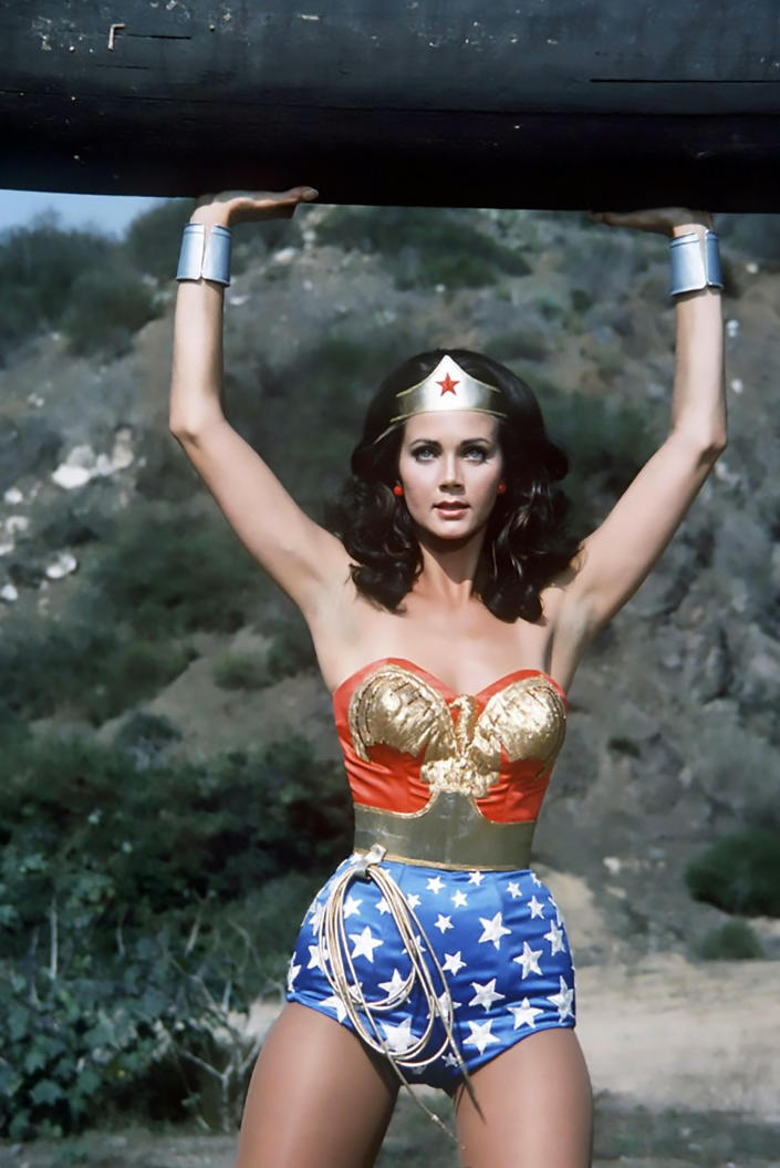 Lynda Carter as Wonder Woman.  (Alamy stock photo)