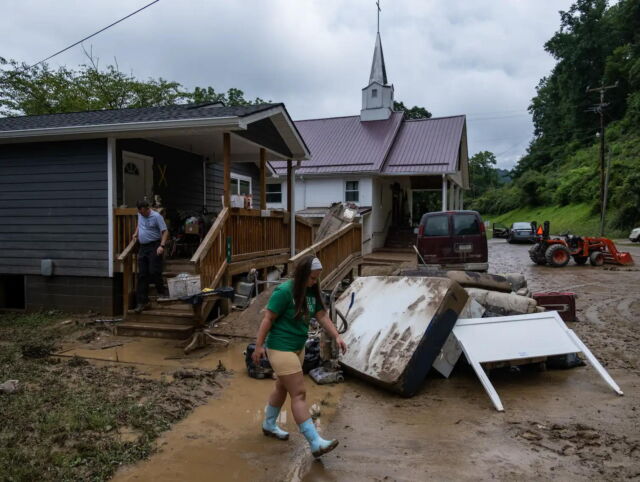 Flash floods swept through mountain valleys in eastern Kentucky in July 2022, killing more than three dozen people.  It was one of many devastating flash floods.