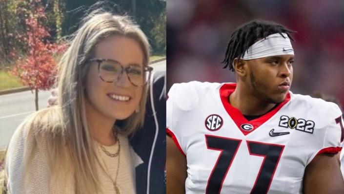 Georgia recruiter Chandler LeCroy and Georgia football player Devin Willock died Sunday after a car accident in Athens.