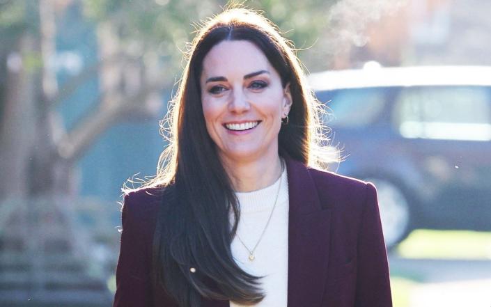 The Princess of Wales arrives for a reception for England's World Cup winning Rugby League team - Stephen Lock / i-Images