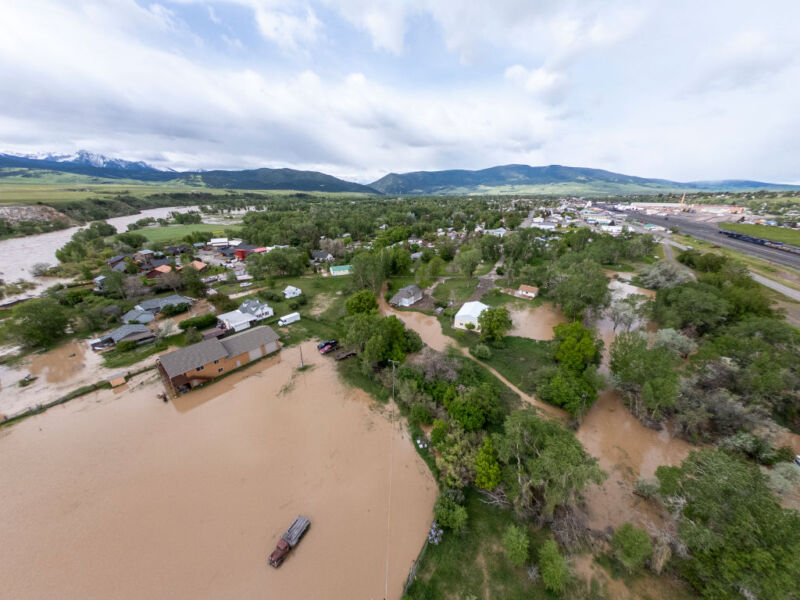 Rain and rapidly melting snow caused the Yellowstone River and nearby streams to burst their banks in June 2022.