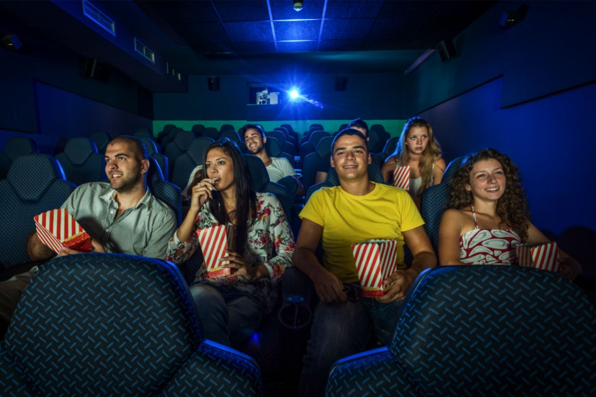 friends at the cinema