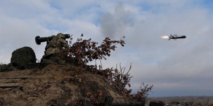 Ukraine Javelin anti-tank missile