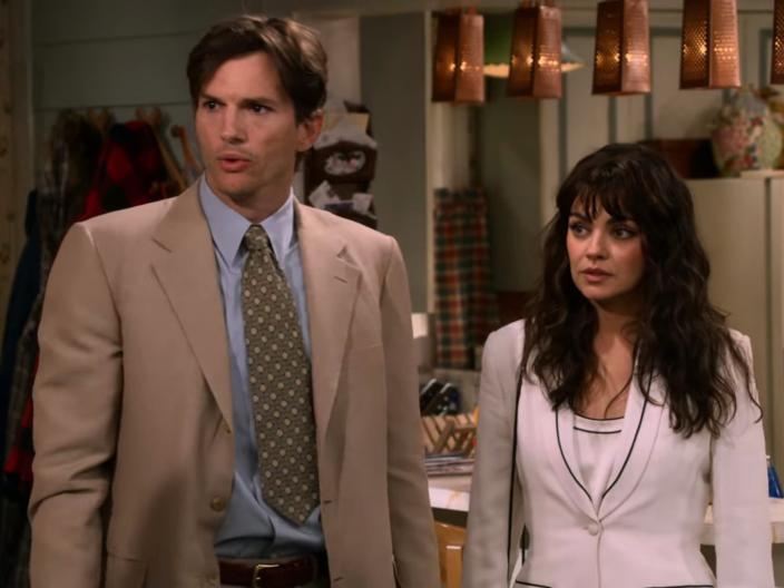 Ashton Kutcher and Mila Kunis on Season One of 