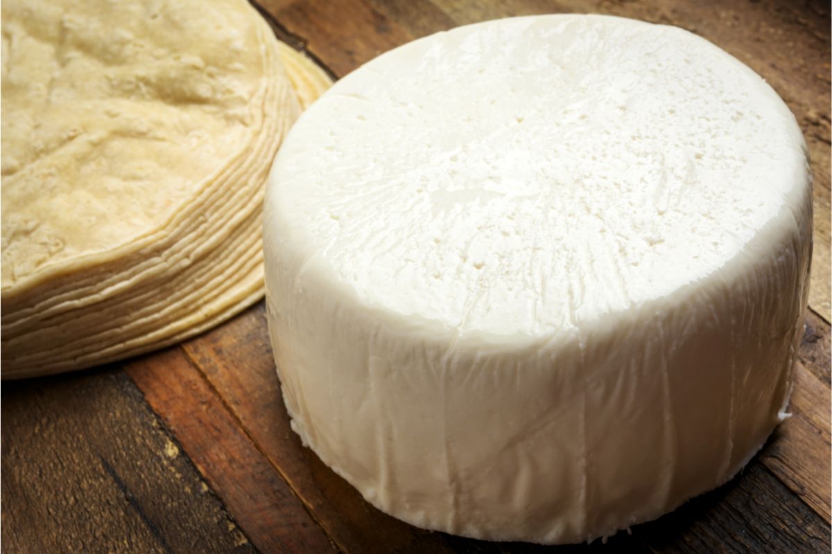 Queso fresco on the table