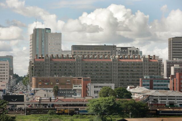 The passive cooling design of the Eastgate Center in Zimbabwe, with its distinctive chimneys, is inspired by termite mounds.