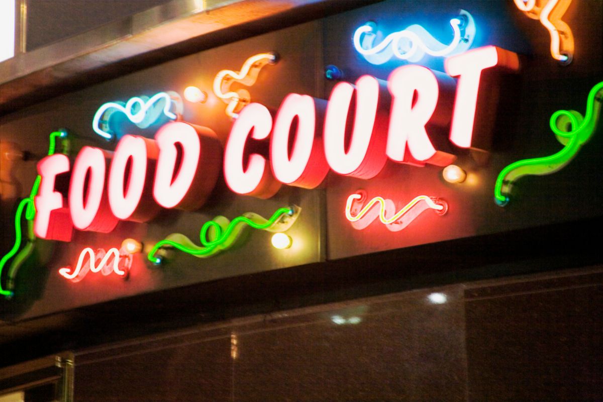 Food Court Sign