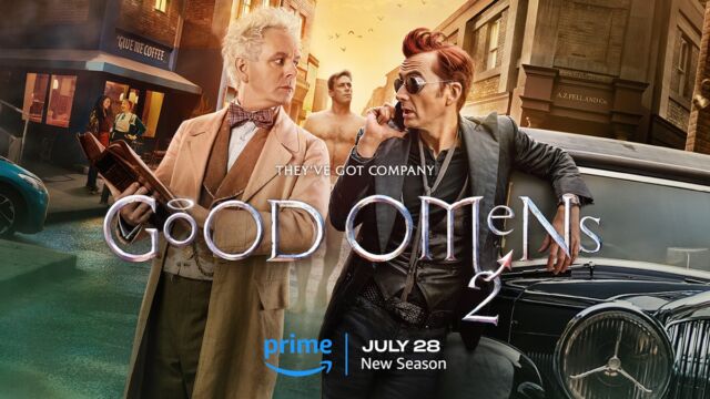 Michael Sheen and David Tennant reprise their roles as Aziraphale and Crowley.