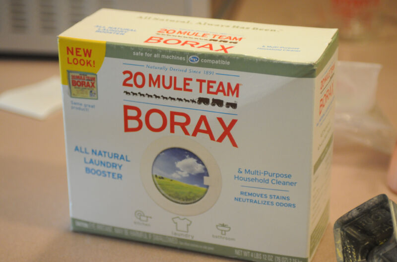 A box of borax - not for eating. 