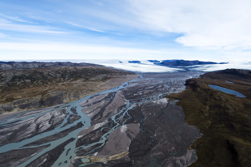 melting parts of the Greenland ice sheet