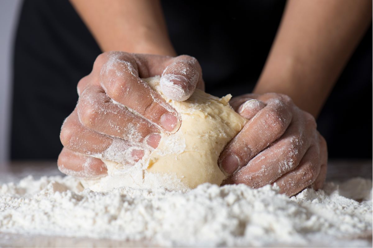 kneading dead dough